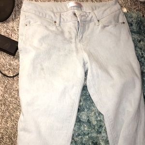 Light blue jeans
